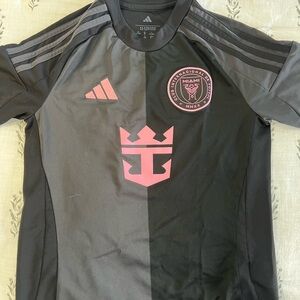 Adidas Kids Miami Soccer Jersey - Black and Pink
